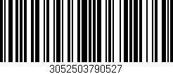Código de barras (EAN, GTIN, SKU, ISBN): '3052503790527'