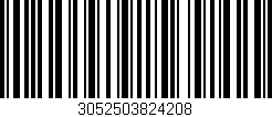 Código de barras (EAN, GTIN, SKU, ISBN): '3052503824208'