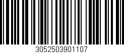 Código de barras (EAN, GTIN, SKU, ISBN): '3052503901107'
