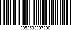 Código de barras (EAN, GTIN, SKU, ISBN): '3052503907208'