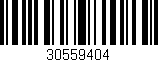 Código de barras (EAN, GTIN, SKU, ISBN): '30559404'
