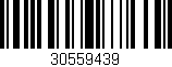 Código de barras (EAN, GTIN, SKU, ISBN): '30559439'