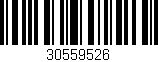 Código de barras (EAN, GTIN, SKU, ISBN): '30559526'