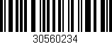 Código de barras (EAN, GTIN, SKU, ISBN): '30560234'