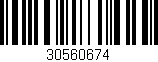 Código de barras (EAN, GTIN, SKU, ISBN): '30560674'