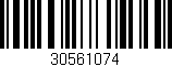 Código de barras (EAN, GTIN, SKU, ISBN): '30561074'