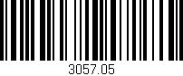 Código de barras (EAN, GTIN, SKU, ISBN): '3057.05'