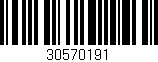 Código de barras (EAN, GTIN, SKU, ISBN): '30570191'