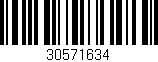 Código de barras (EAN, GTIN, SKU, ISBN): '30571634'
