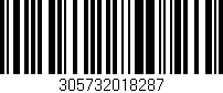 Código de barras (EAN, GTIN, SKU, ISBN): '305732018287'
