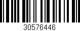 Código de barras (EAN, GTIN, SKU, ISBN): '30576446'