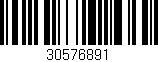 Código de barras (EAN, GTIN, SKU, ISBN): '30576891'