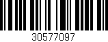 Código de barras (EAN, GTIN, SKU, ISBN): '30577097'