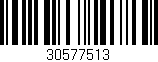 Código de barras (EAN, GTIN, SKU, ISBN): '30577513'
