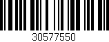 Código de barras (EAN, GTIN, SKU, ISBN): '30577550'
