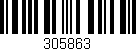 Código de barras (EAN, GTIN, SKU, ISBN): '305863'