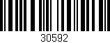 Código de barras (EAN, GTIN, SKU, ISBN): '30592'