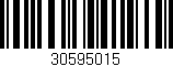 Código de barras (EAN, GTIN, SKU, ISBN): '30595015'