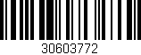 Código de barras (EAN, GTIN, SKU, ISBN): '30603772'