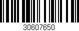 Código de barras (EAN, GTIN, SKU, ISBN): '30607650'
