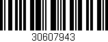 Código de barras (EAN, GTIN, SKU, ISBN): '30607943'