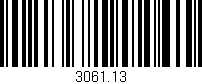 Código de barras (EAN, GTIN, SKU, ISBN): '3061.13'