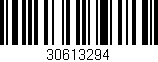 Código de barras (EAN, GTIN, SKU, ISBN): '30613294'
