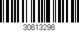 Código de barras (EAN, GTIN, SKU, ISBN): '30613296'