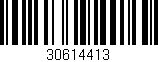 Código de barras (EAN, GTIN, SKU, ISBN): '30614413'