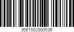 Código de barras (EAN, GTIN, SKU, ISBN): '3061582900536'