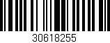 Código de barras (EAN, GTIN, SKU, ISBN): '30618255'