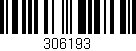 Código de barras (EAN, GTIN, SKU, ISBN): '306193'