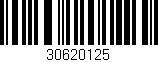 Código de barras (EAN, GTIN, SKU, ISBN): '30620125'