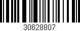 Código de barras (EAN, GTIN, SKU, ISBN): '30628807'