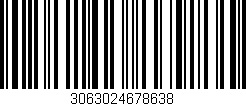 Código de barras (EAN, GTIN, SKU, ISBN): '3063024678638'