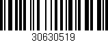 Código de barras (EAN, GTIN, SKU, ISBN): '30630519'
