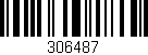 Código de barras (EAN, GTIN, SKU, ISBN): '306487'