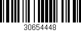 Código de barras (EAN, GTIN, SKU, ISBN): '30654448'