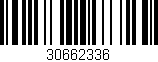 Código de barras (EAN, GTIN, SKU, ISBN): '30662336'