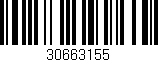 Código de barras (EAN, GTIN, SKU, ISBN): '30663155'