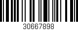 Código de barras (EAN, GTIN, SKU, ISBN): '30667898'