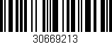Código de barras (EAN, GTIN, SKU, ISBN): '30669213'