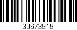 Código de barras (EAN, GTIN, SKU, ISBN): '30673919'