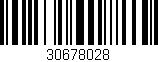 Código de barras (EAN, GTIN, SKU, ISBN): '30678028'