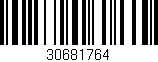 Código de barras (EAN, GTIN, SKU, ISBN): '30681764'