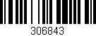 Código de barras (EAN, GTIN, SKU, ISBN): '306843'