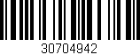 Código de barras (EAN, GTIN, SKU, ISBN): '30704942'