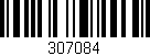 Código de barras (EAN, GTIN, SKU, ISBN): '307084'