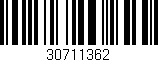 Código de barras (EAN, GTIN, SKU, ISBN): '30711362'