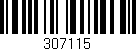 Código de barras (EAN, GTIN, SKU, ISBN): '307115'
